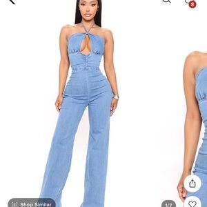 Fashion Nova Denim Jumper